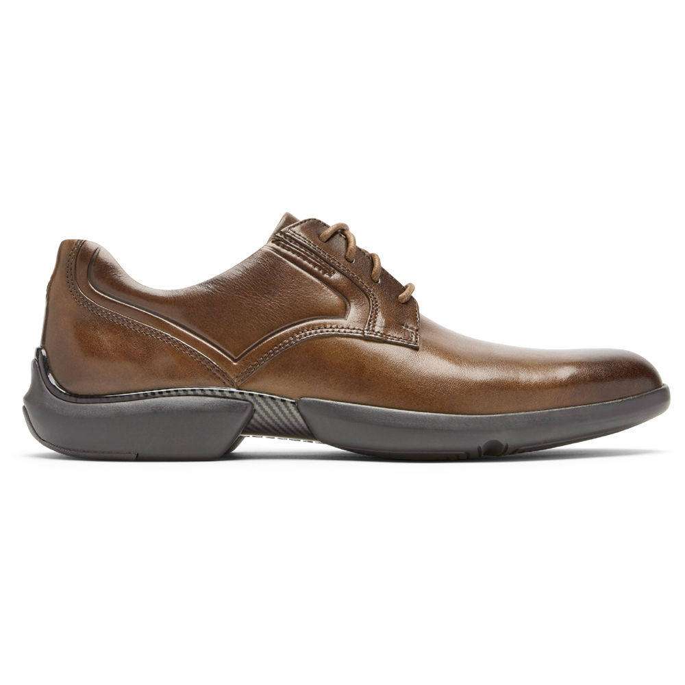 Rockport Mens Total Motion Advance Plain Toe - Oxfords Brown - GPM749321